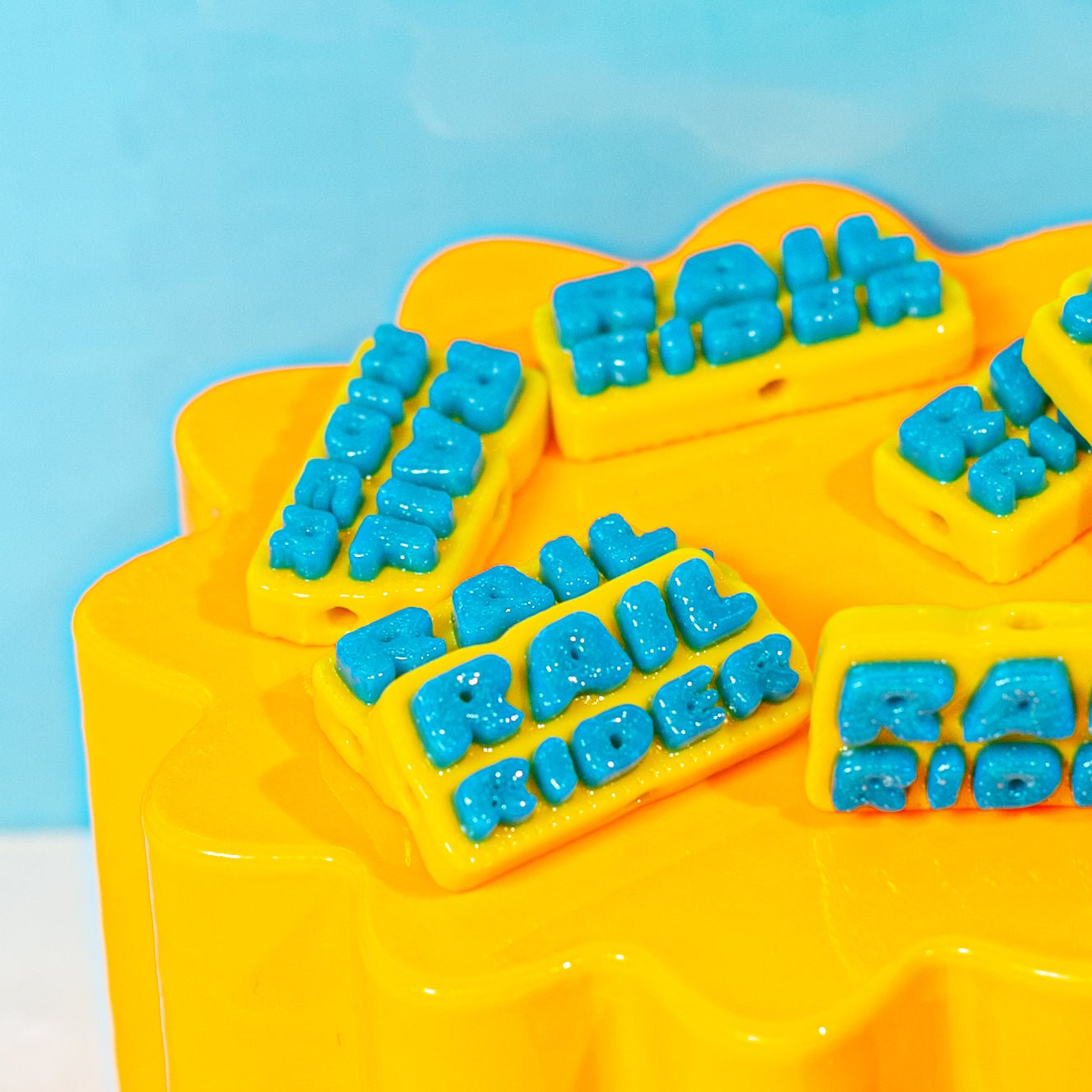 "Rail Rider" Beads - Jelli Bead Kandi Beads