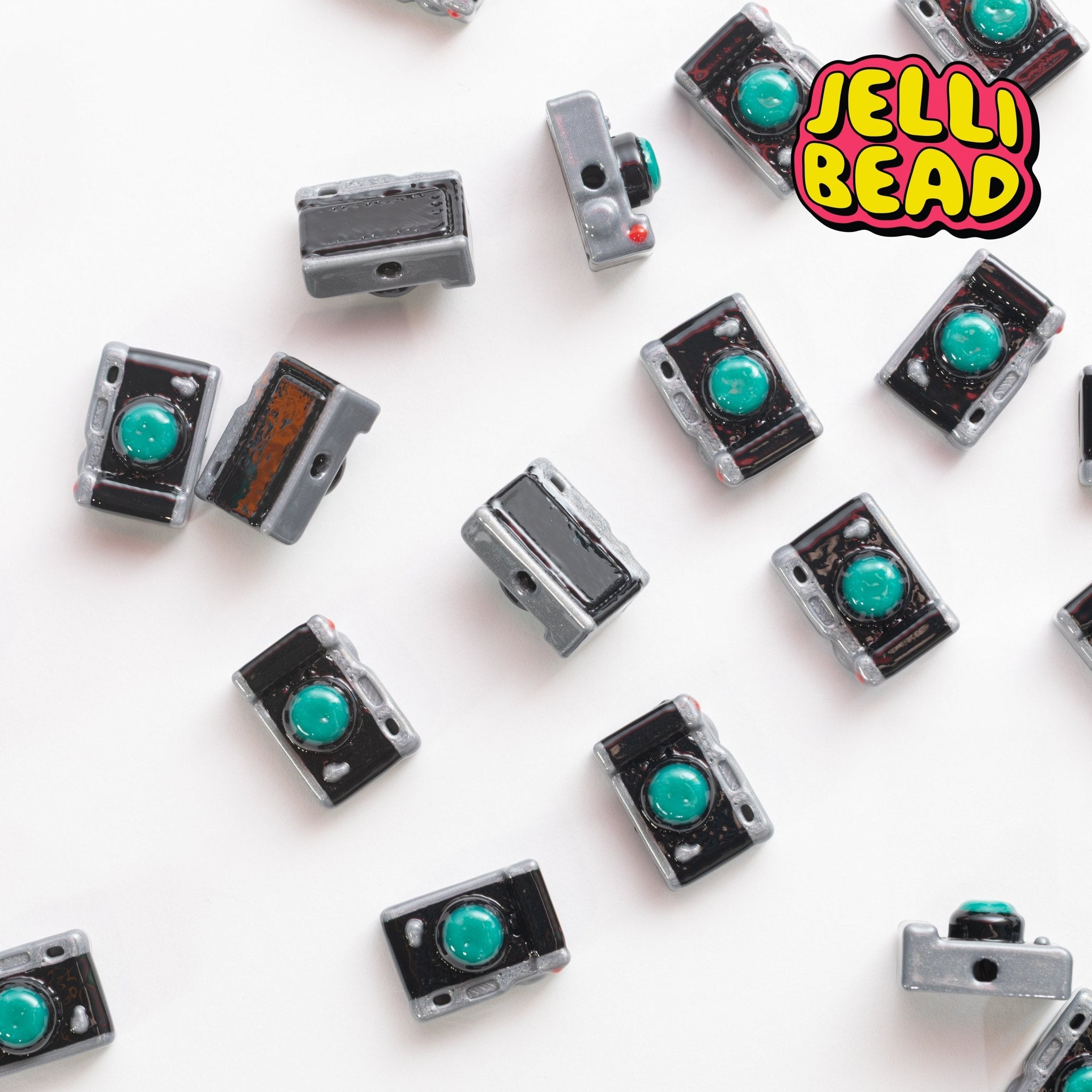 Retro camera Beads - Jelli Bead Kandi Beads