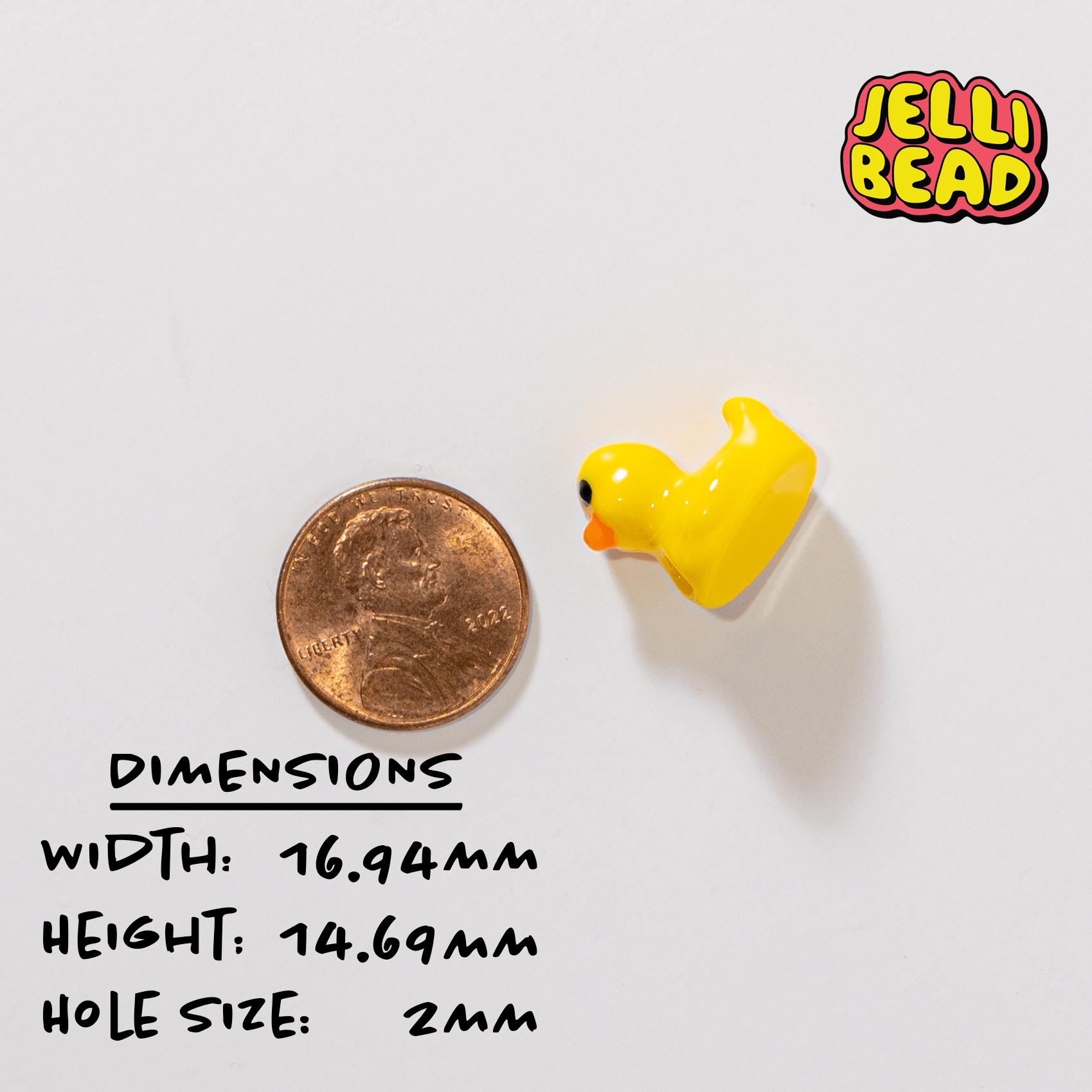 Rubber Ducky Beads - Jelli Bead Kandi Beads