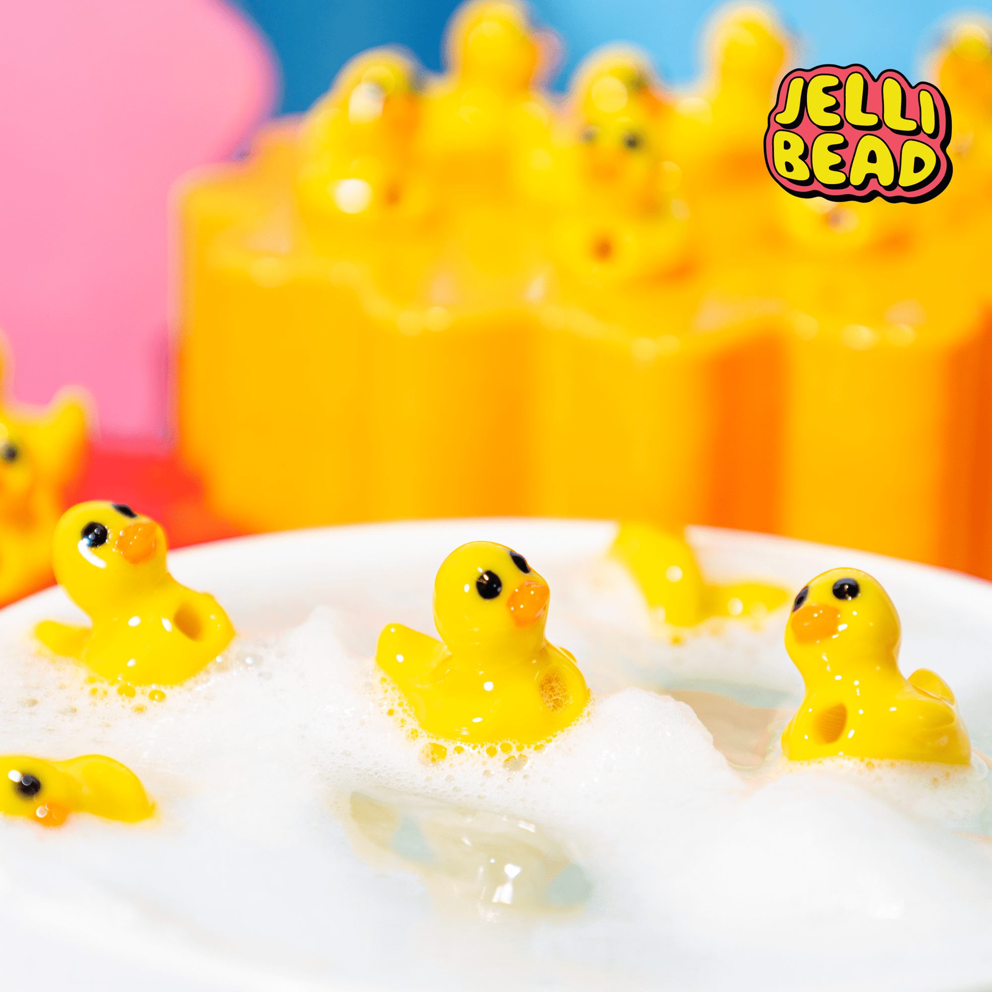 Rubber Ducky Beads - Jelli Bead Kandi Beads