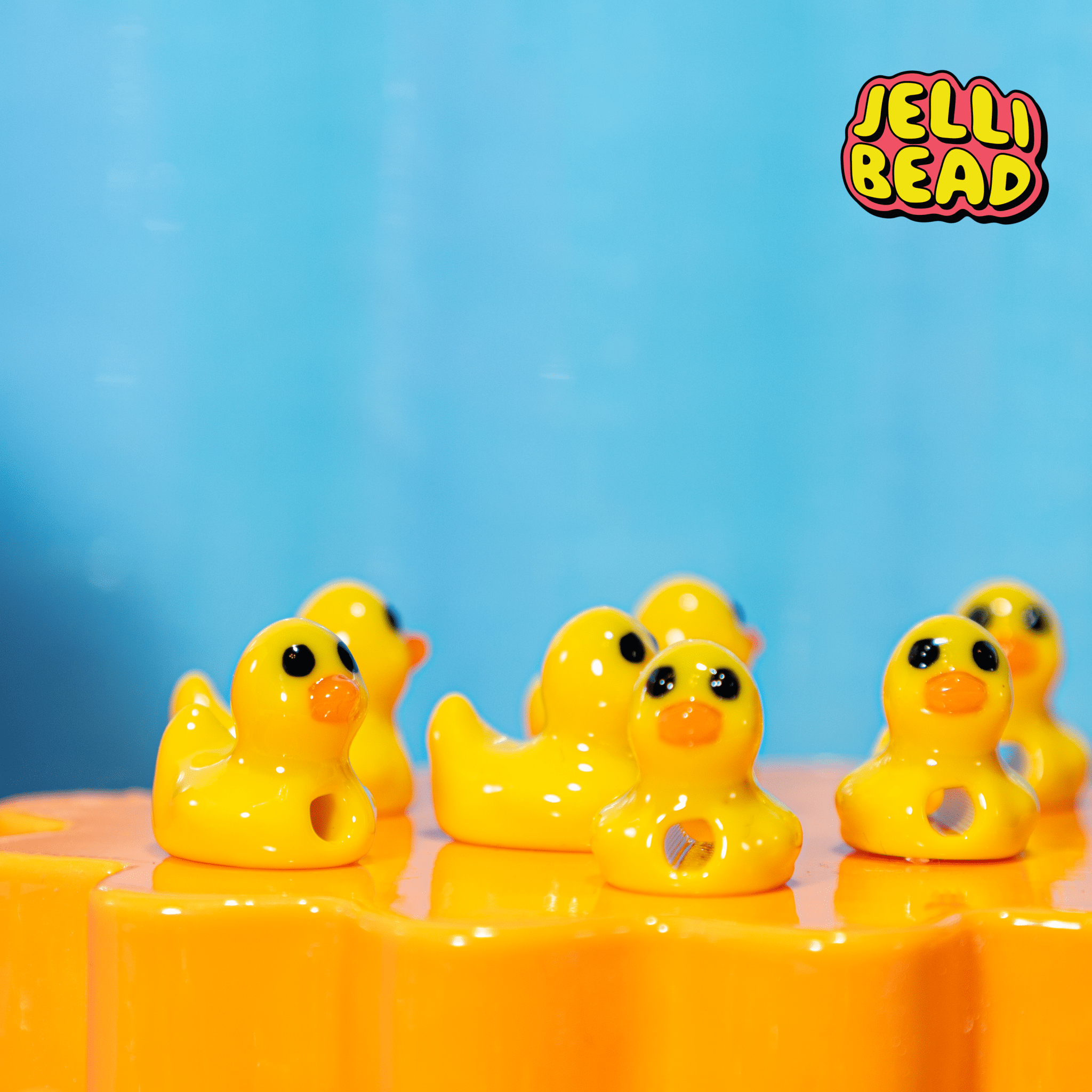 Rubber Ducky Beads - Jelli Bead Kandi Beads