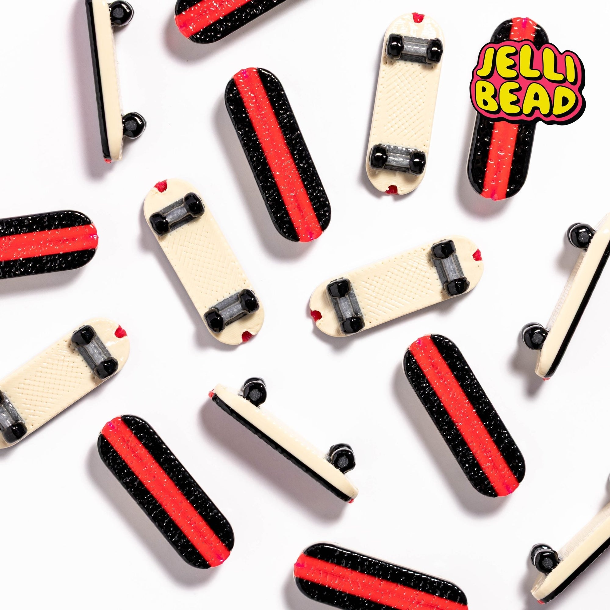 Skateboard Beads - Jelli Bead Kandi Beads
