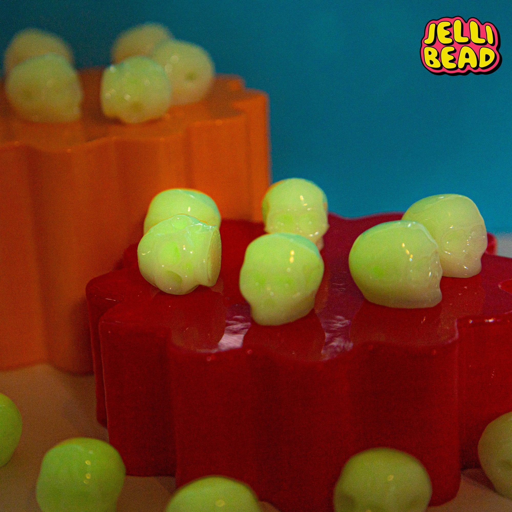 Skull Beads - Jelli Bead Kandi Beads