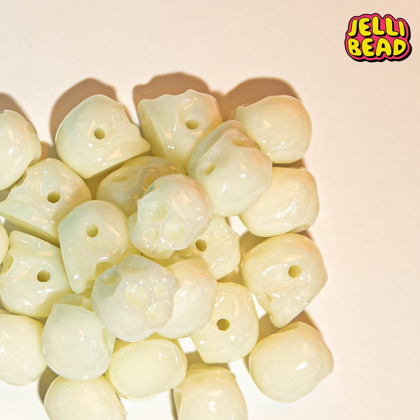 Skull Beads - Jelli Bead Kandi Beads