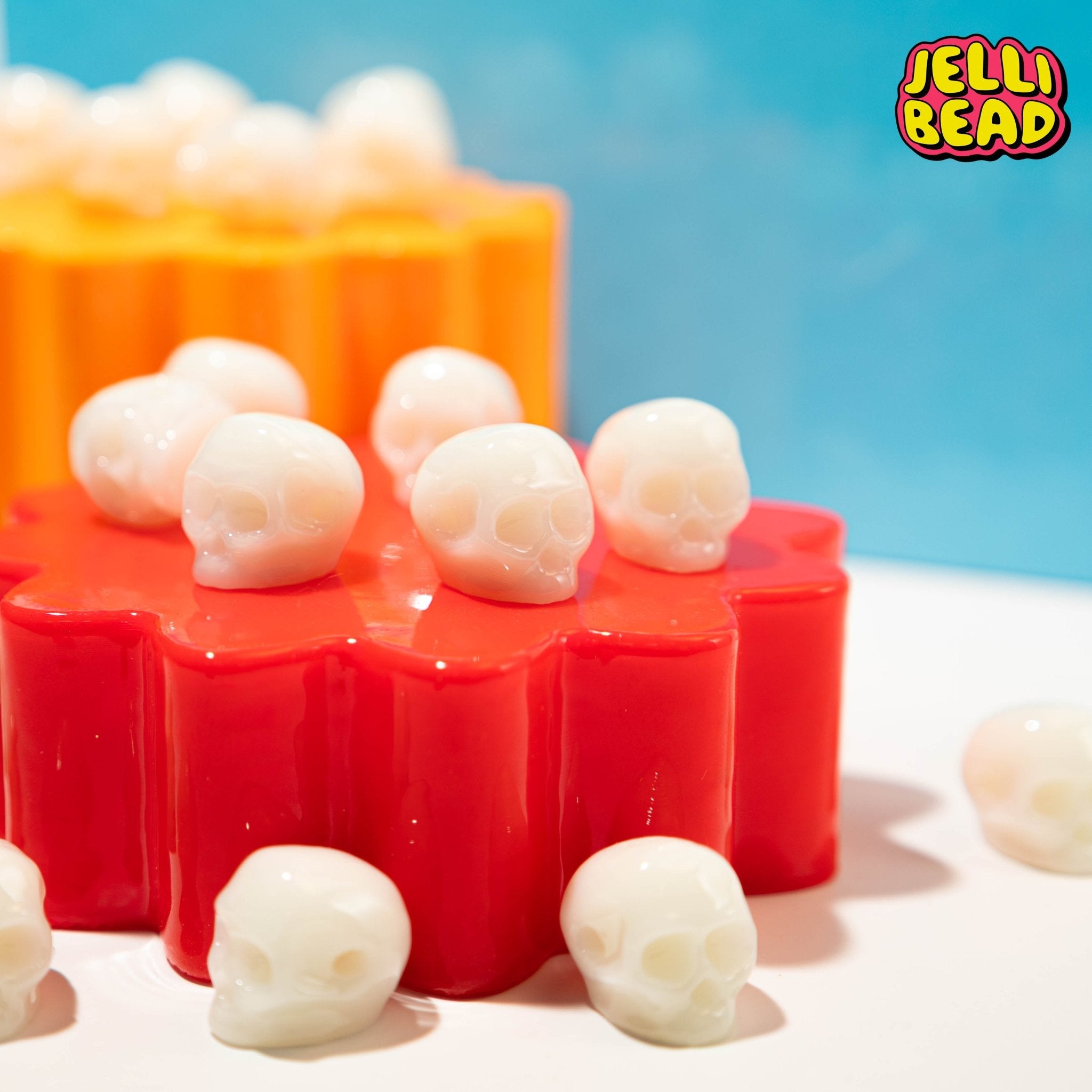 Skull Beads - Jelli Bead Kandi Beads