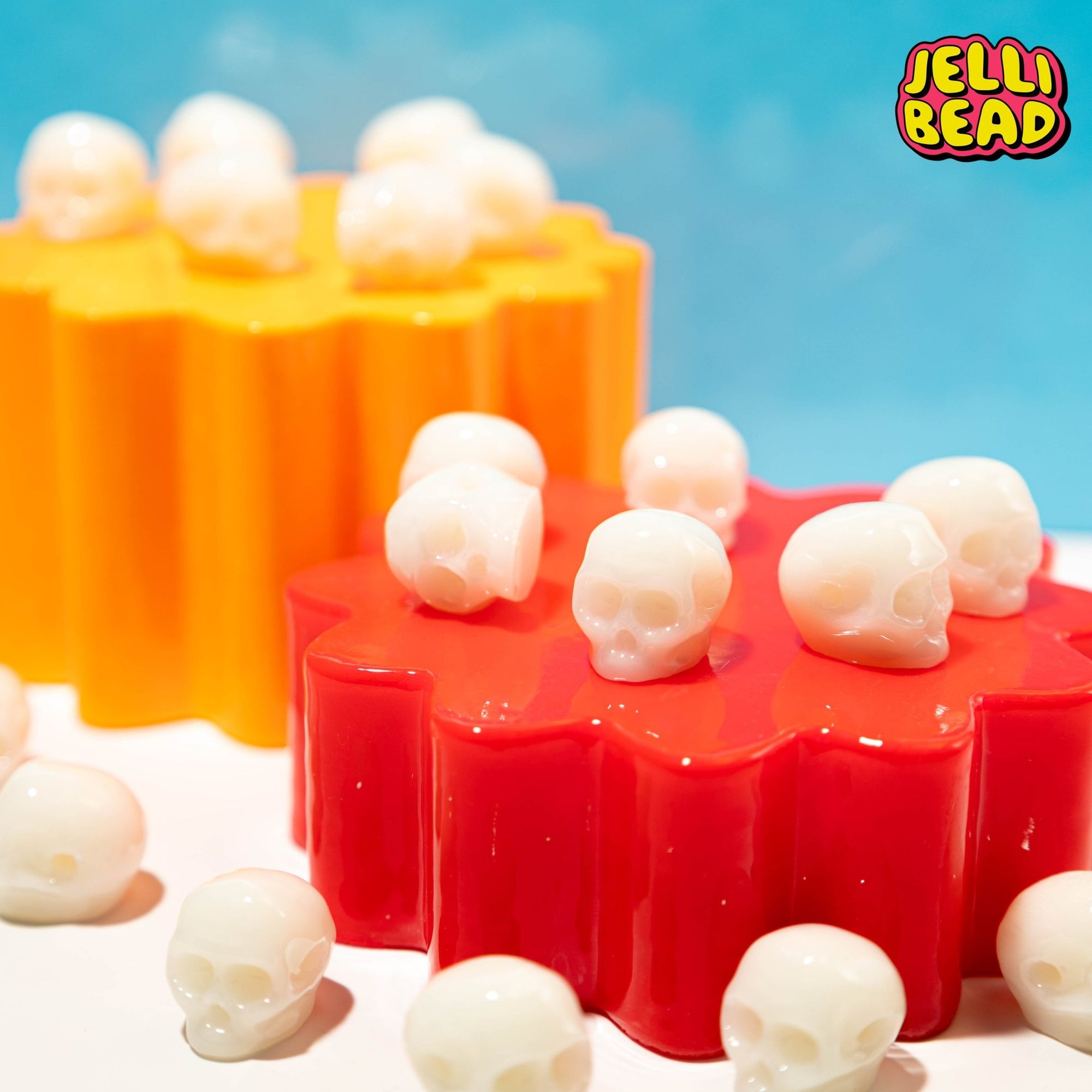Skull Beads - Jelli Bead Kandi Beads
