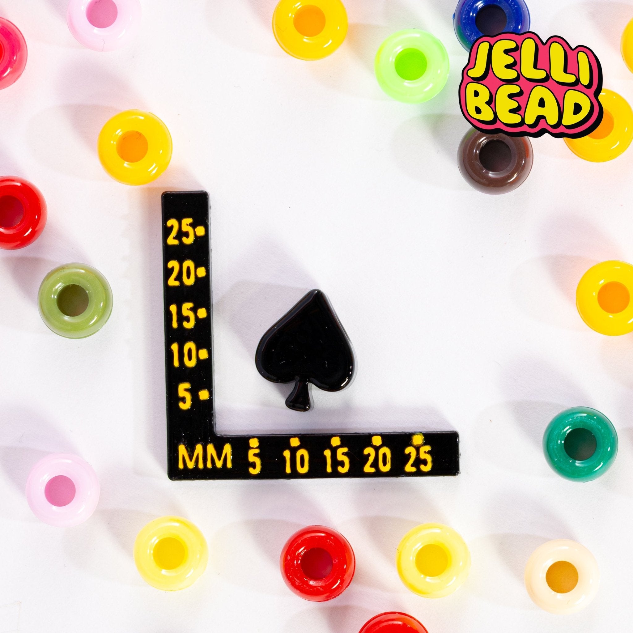 Spades Beads - Jelli Bead Kandi Beads