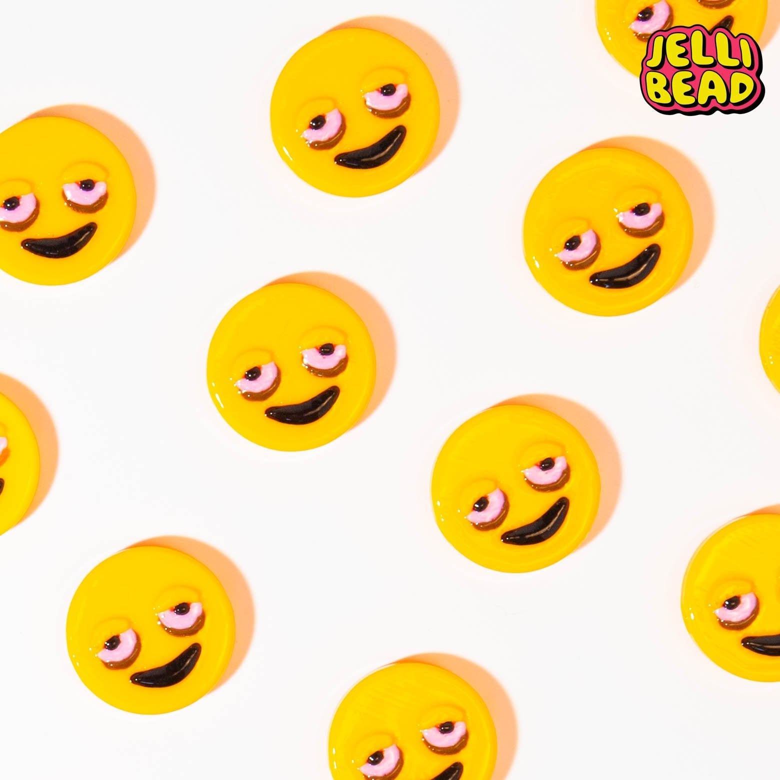 Stoned Emoji Beads - Jelli Bead Kandi Beads