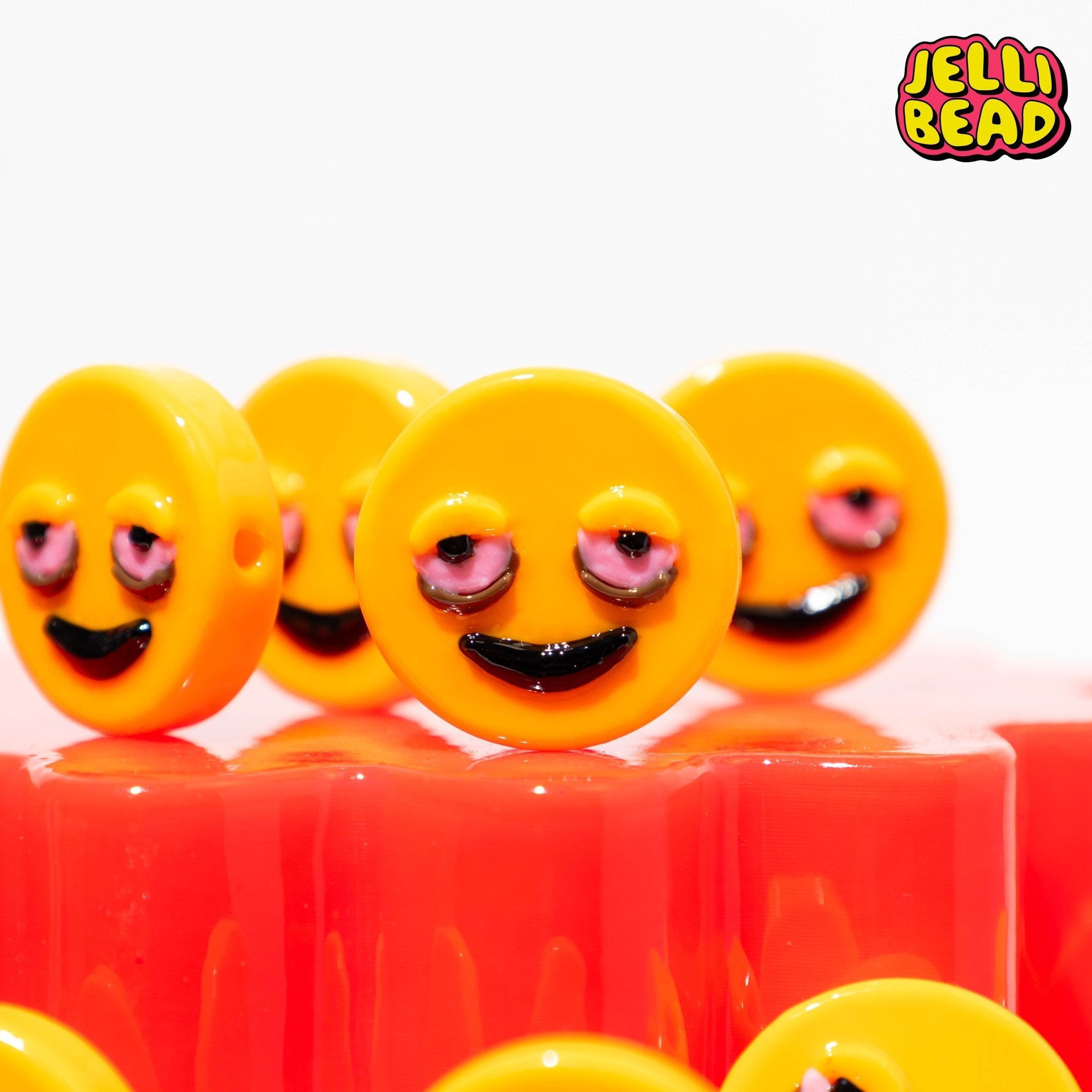 Stoned Emoji Beads - Jelli Bead Kandi Beads
