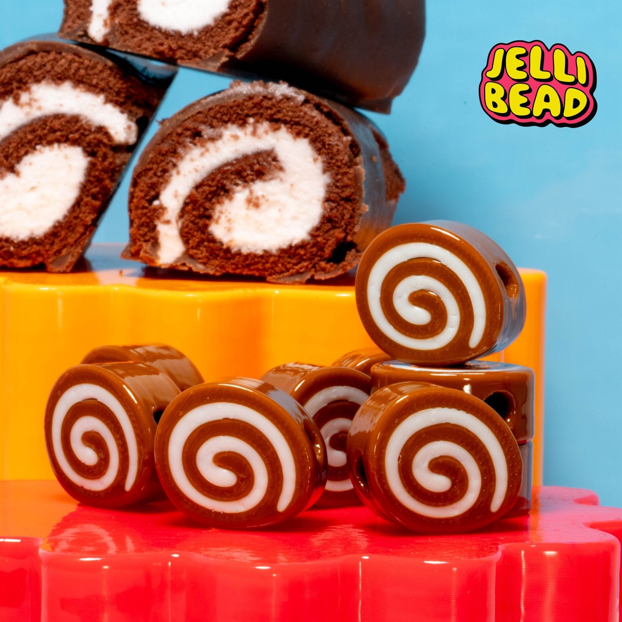 Swiss Roll Beads - Jelli Bead Kandi Beads