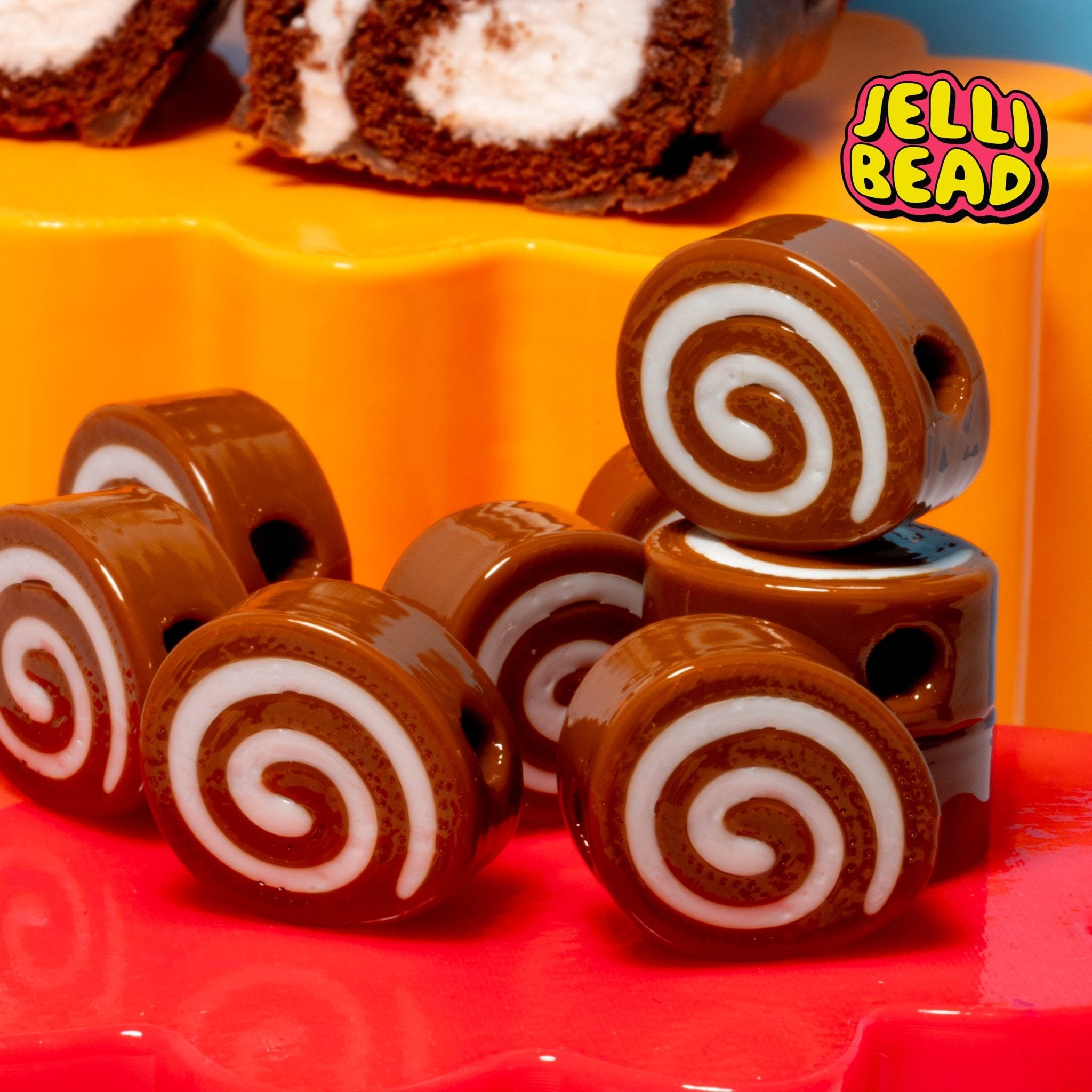 Swiss Roll Beads - Jelli Bead Kandi Beads