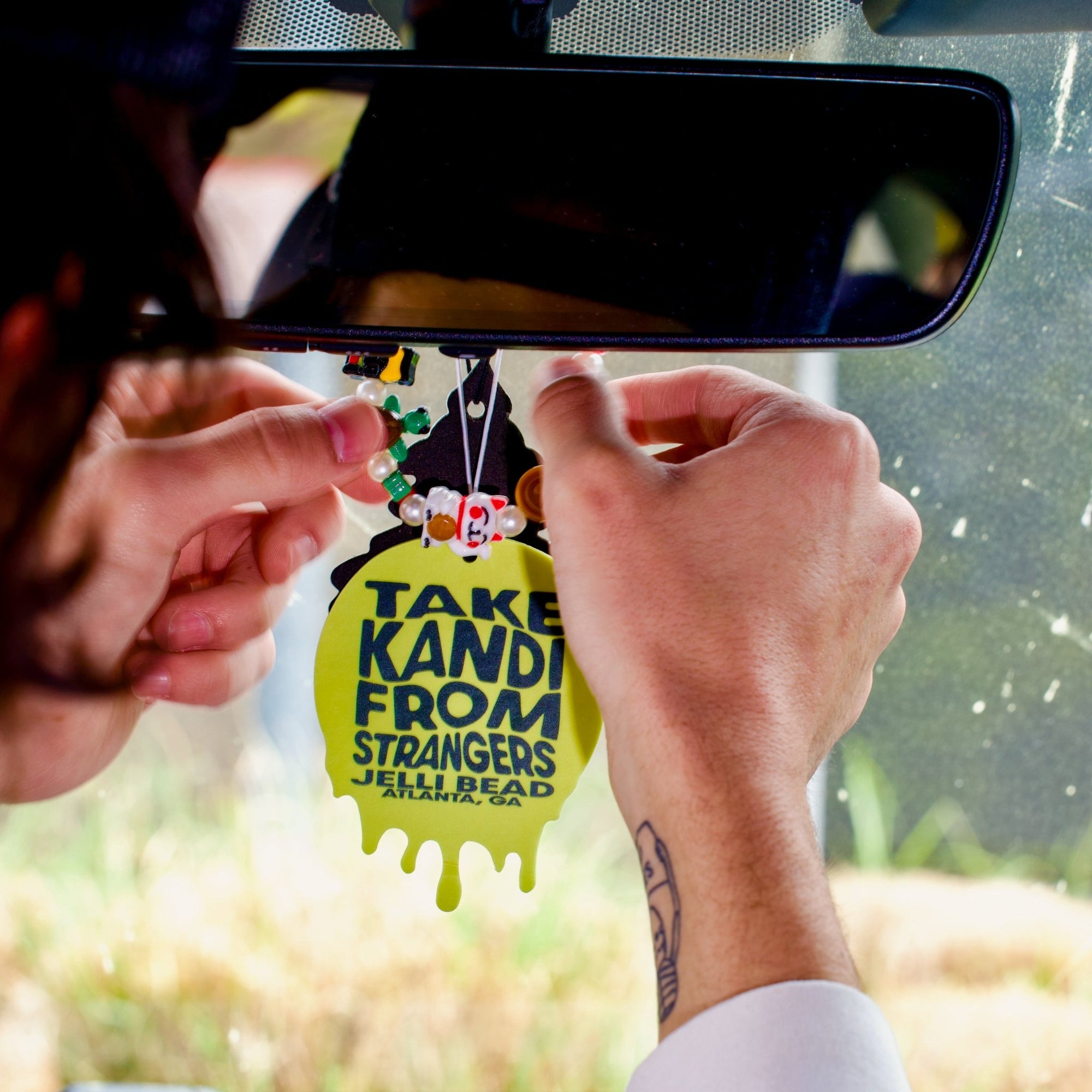 Take Kandi From Strangers Air Freshener FGWP - Jelli Bead Kandi Beads