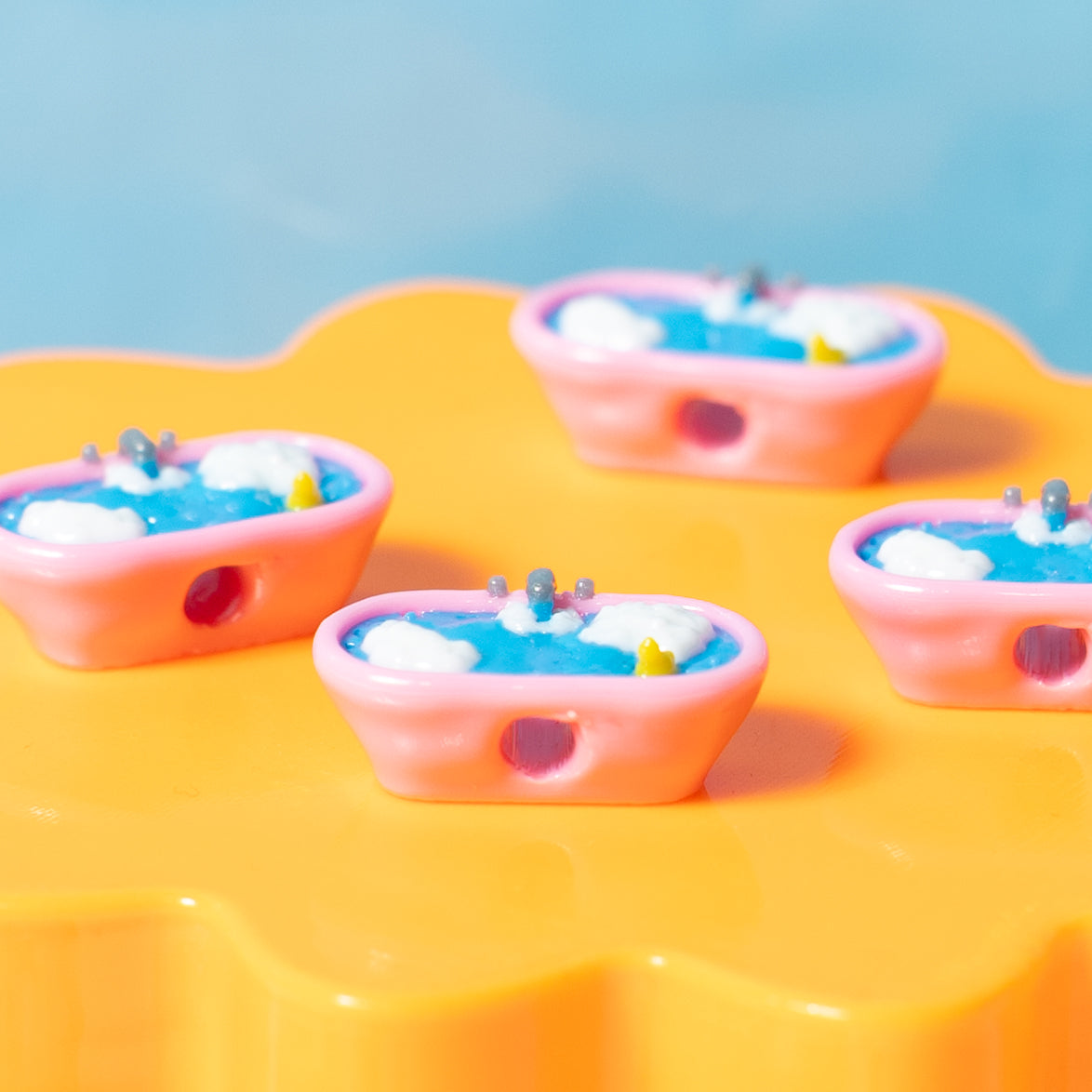 Pink Bathtub Beads