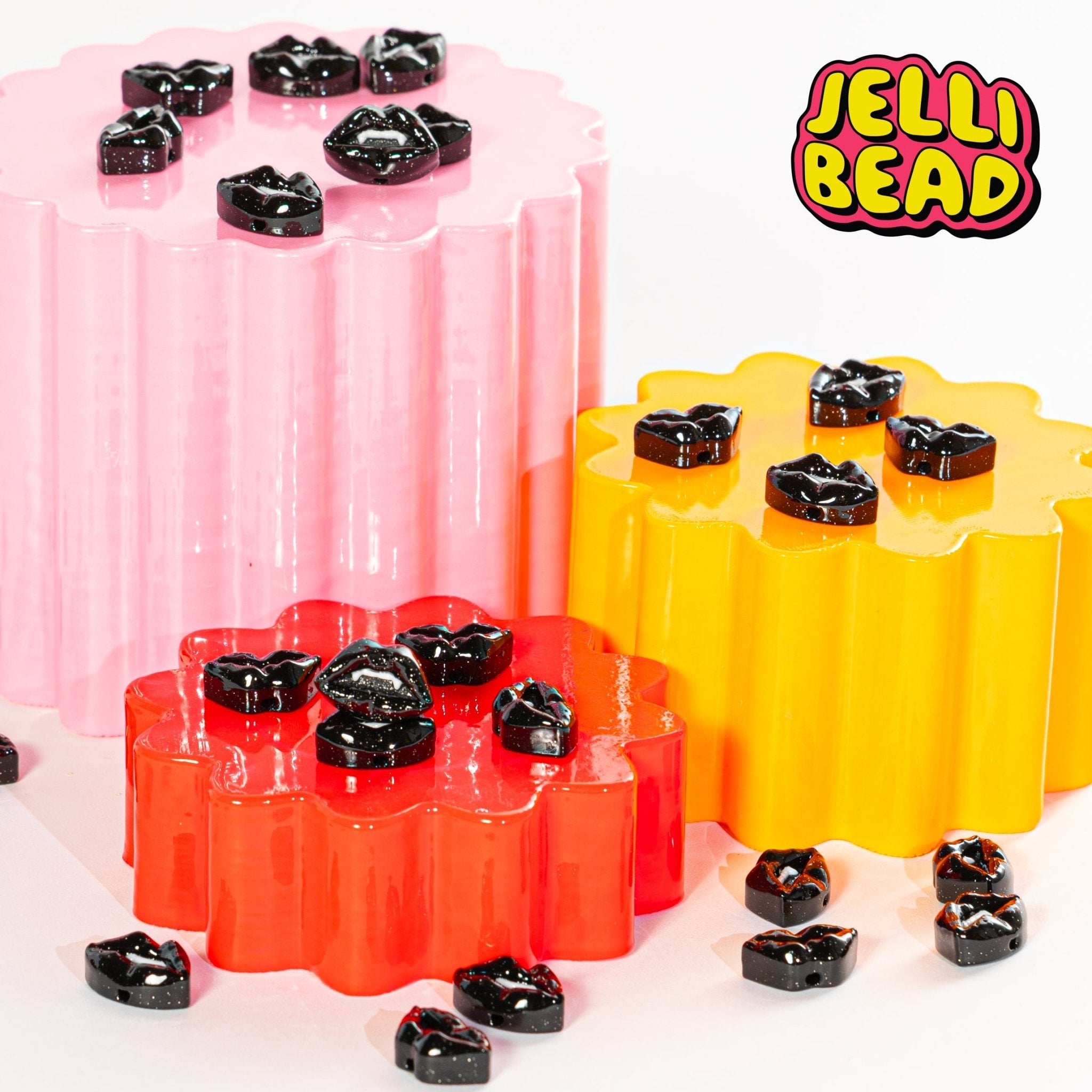Vampire Lips Beads - Jelli Bead Kandi Beads