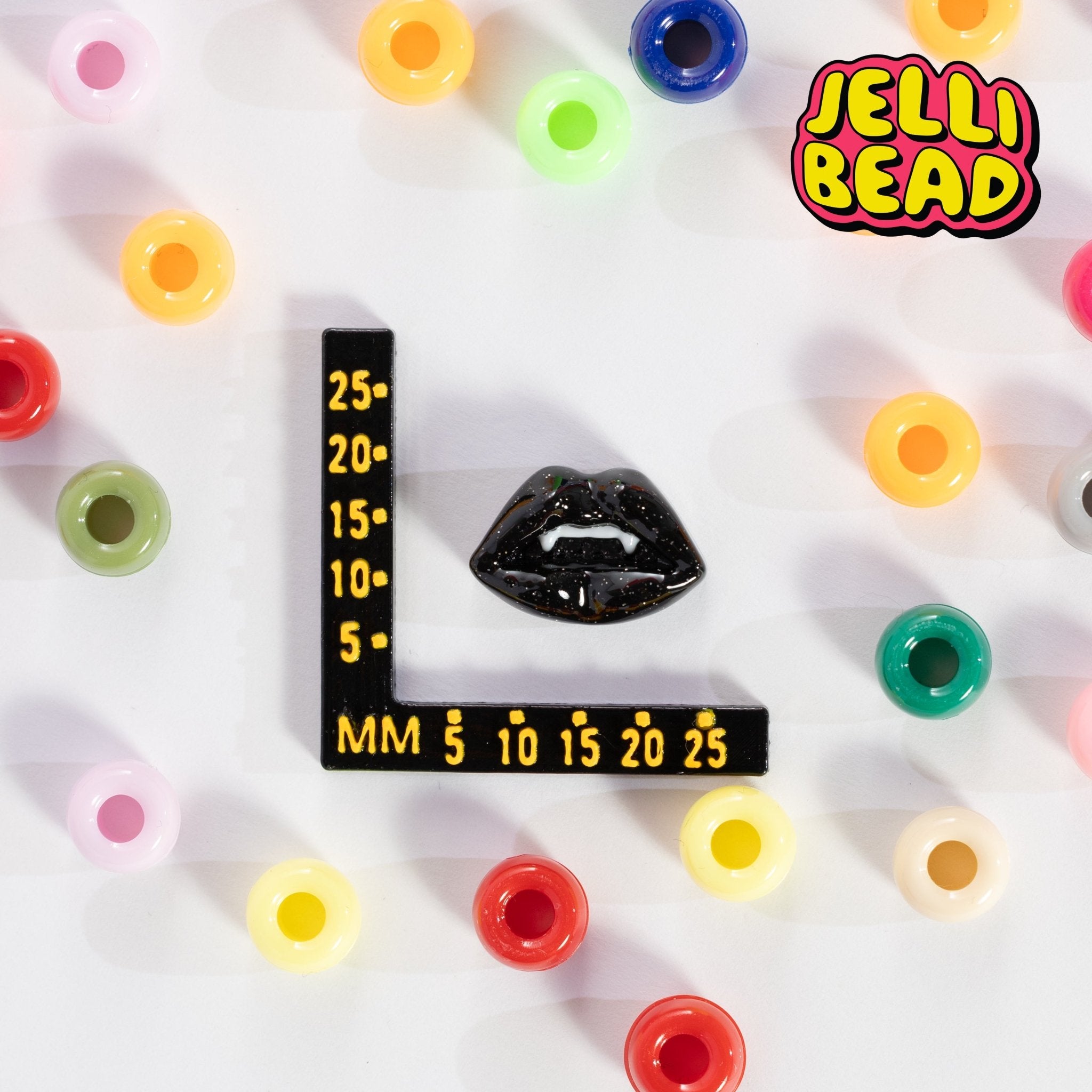 Vampire Lips Beads - Jelli Bead Kandi Beads