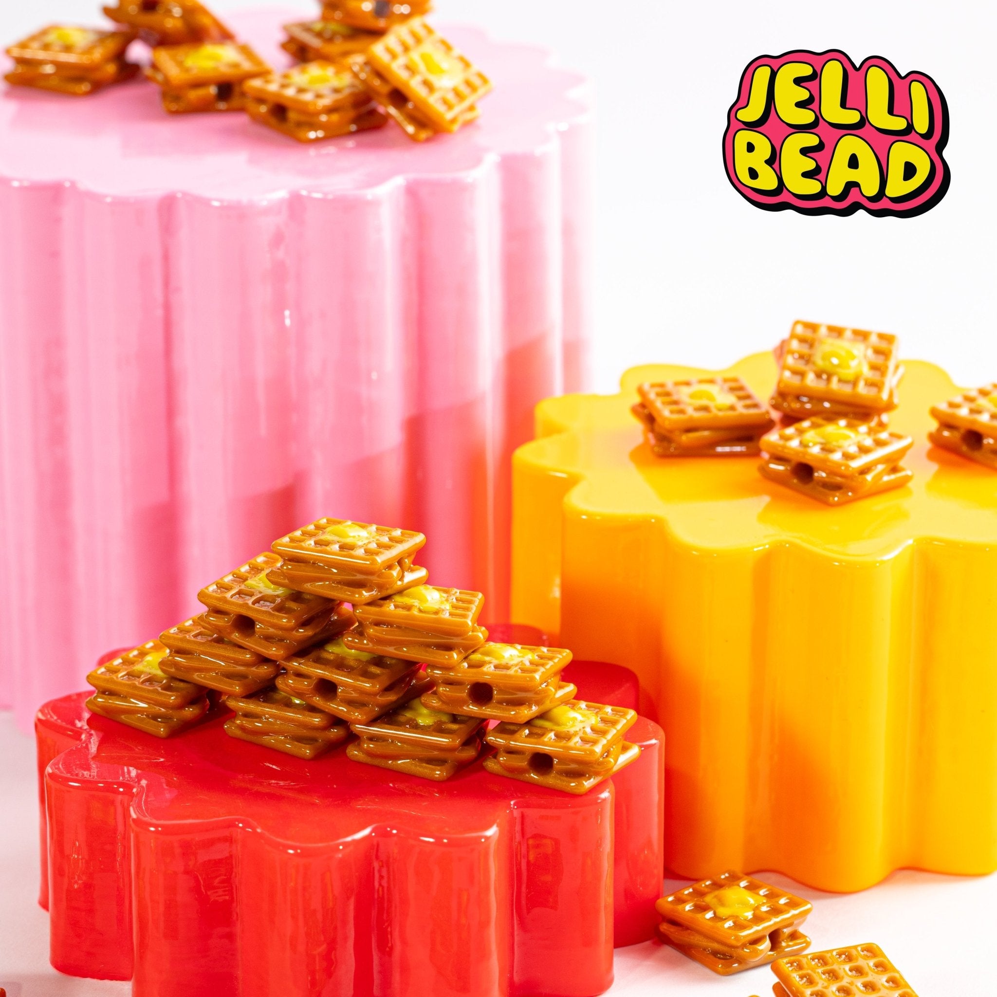Waffle Beads - Jelli Bead Kandi Beads